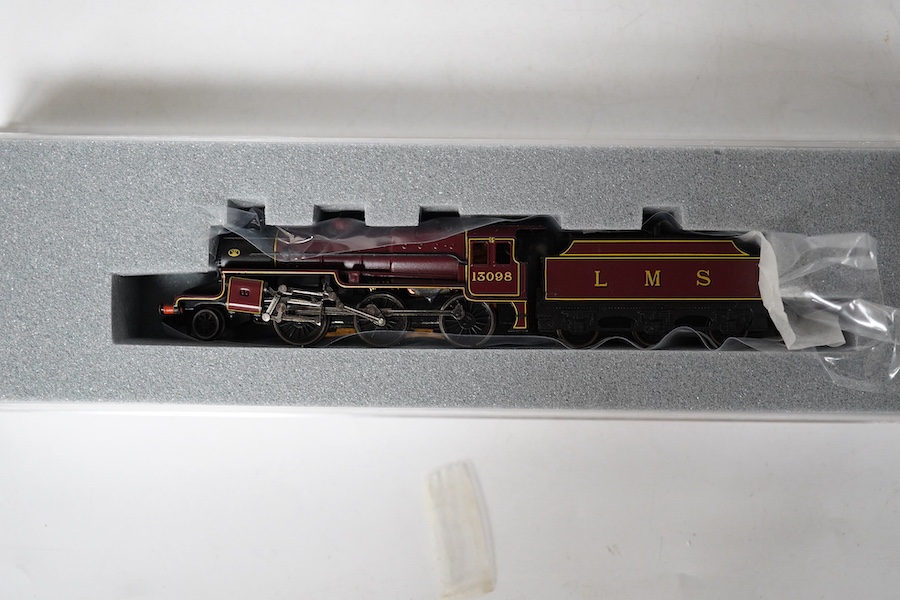 Two boxed Graham Farish N gauge railway LMS locomotives; Coronation Class Duchess of Sutherland 6233 (372-180) and a Midland Crab 13098 (372-226). Condition - good.